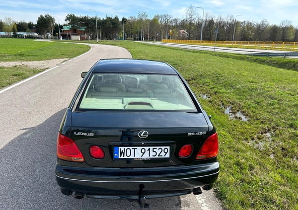 Lexus GS cena 42900 przebieg: 238000, rok produkcji 2001 z Babimost małe 704